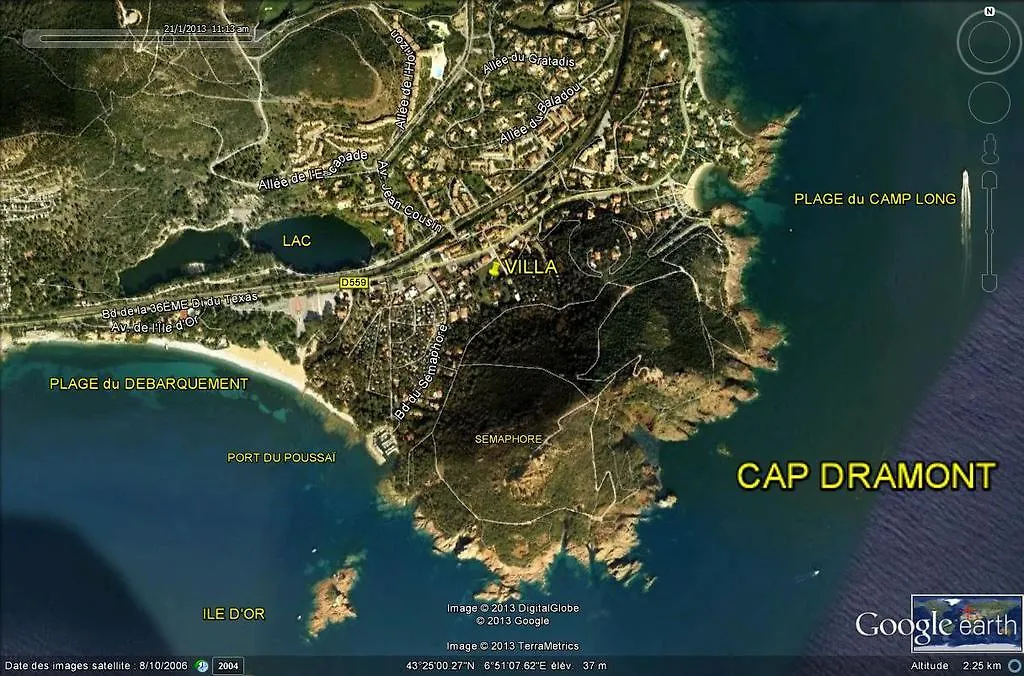 Villa Cap Dramont Saint-Raphaël Frankrig